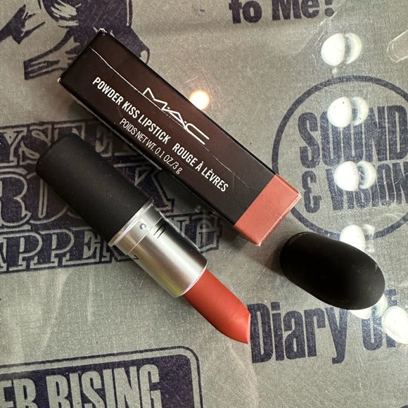 MAC Cosmetics Powder Kiss Lipstick in 316 Devoted to Chili - Picture 13 of 14